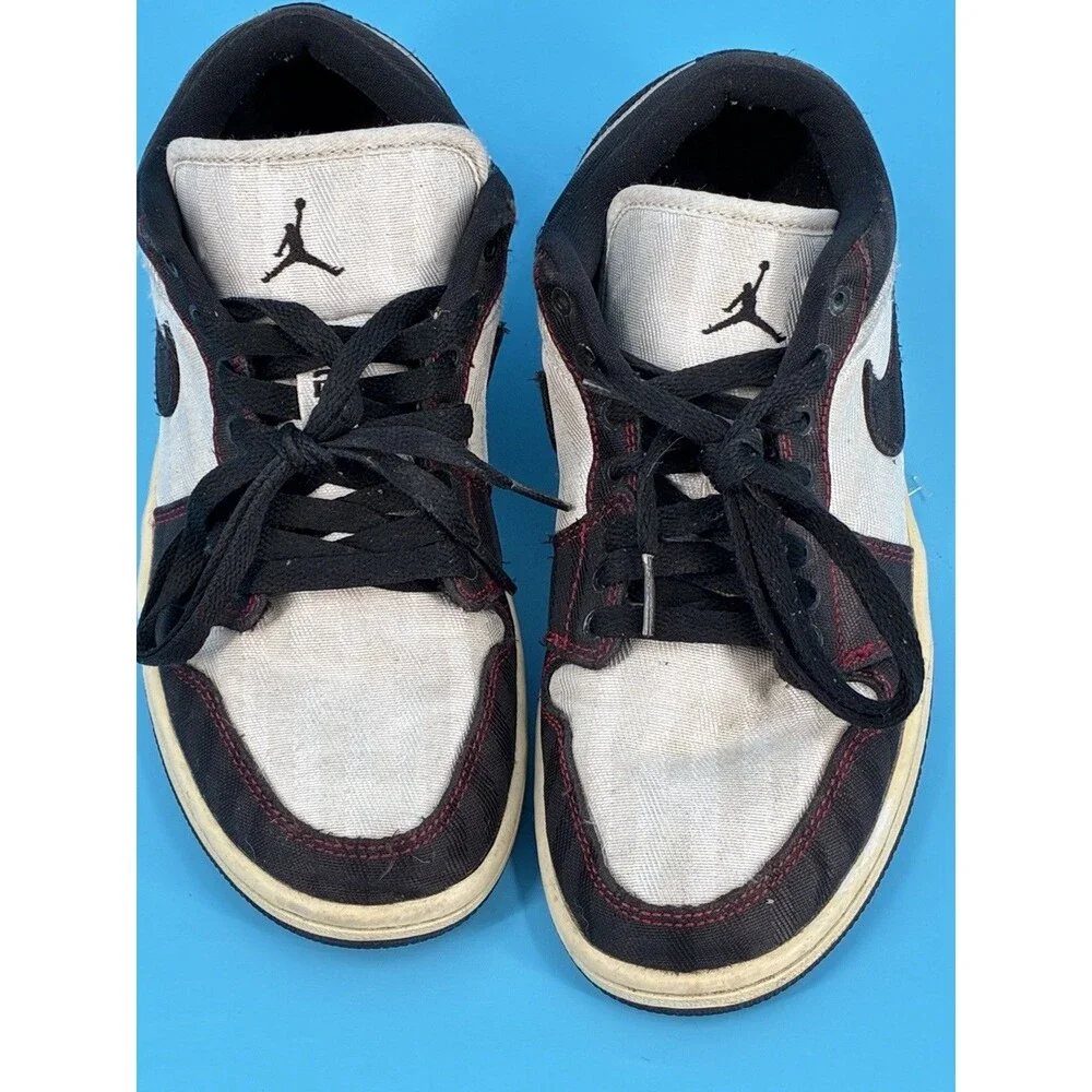 Nike Air Jordan 1 Low SE Utility Womens 7.5 White Black Red DD9337-106